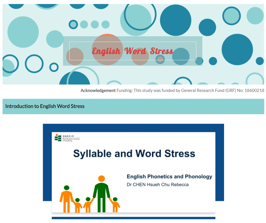 English word stress