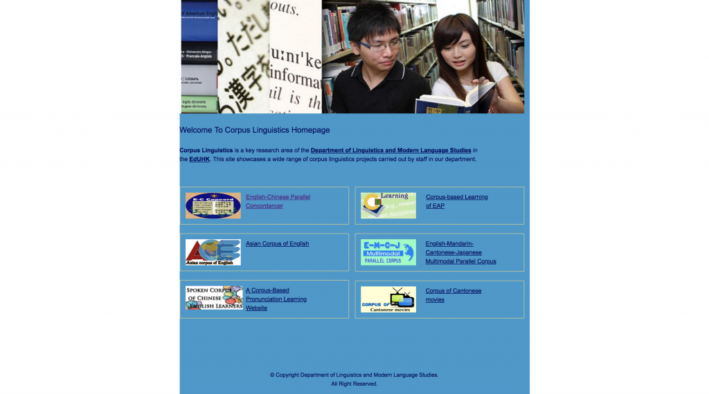 Corpus Resources – The Corpus-Aided Platform For Language Teachers (CAP)